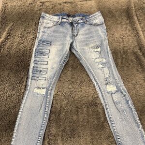 Men's Amiri jeans, size 34, light blue